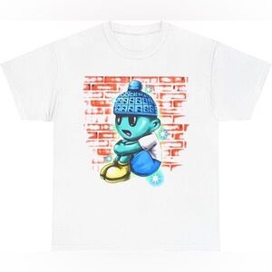 Sad Boys Sbe Merch × Yung Lean  Yung Lean Face T-Shirt (White) - by Art Dealer